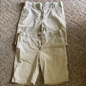 Boys khaki shorts